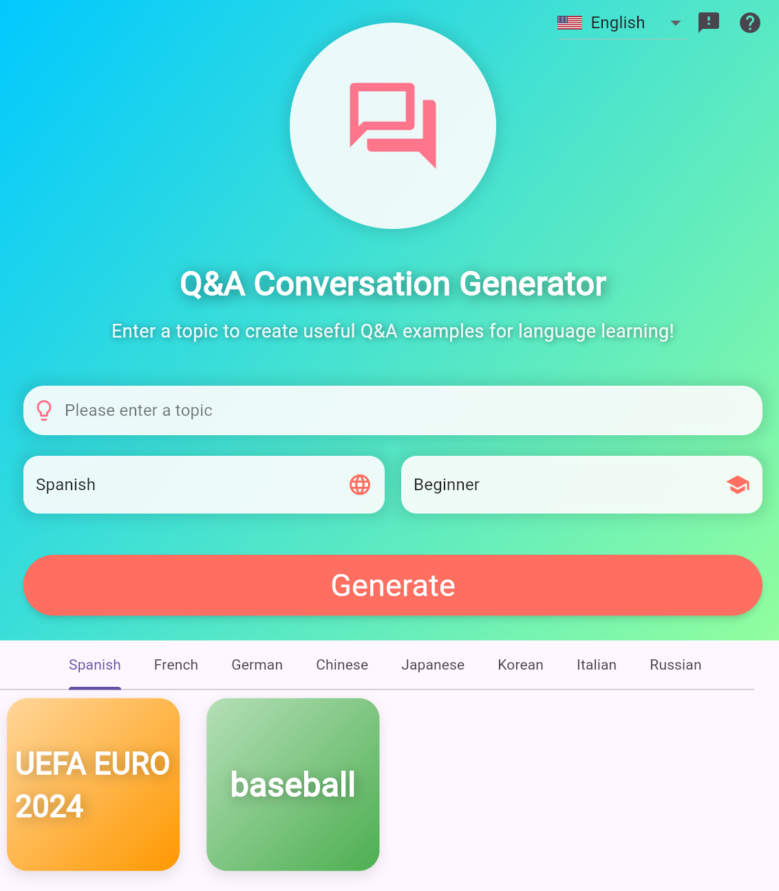 Fluent Chat Generator gallery image