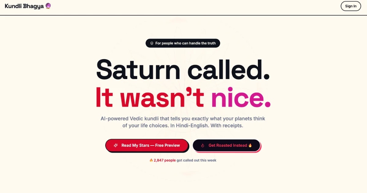 Kundli Bhagya - Main product screenshot demonstrating key features and user interface