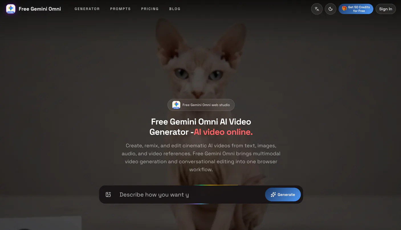 Free Gemini Omni gallery image