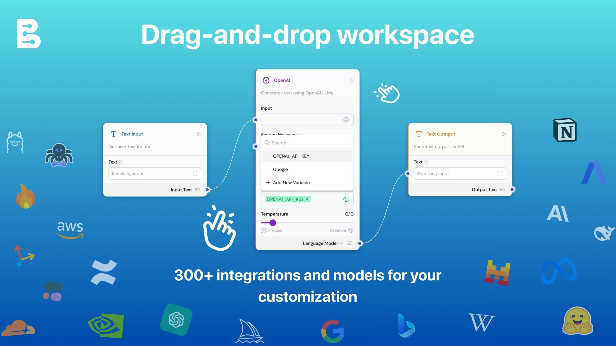 Lluvia - Sin código AI Agent Builder.Desde el texto hasta los agentes de IA en minutos media 4