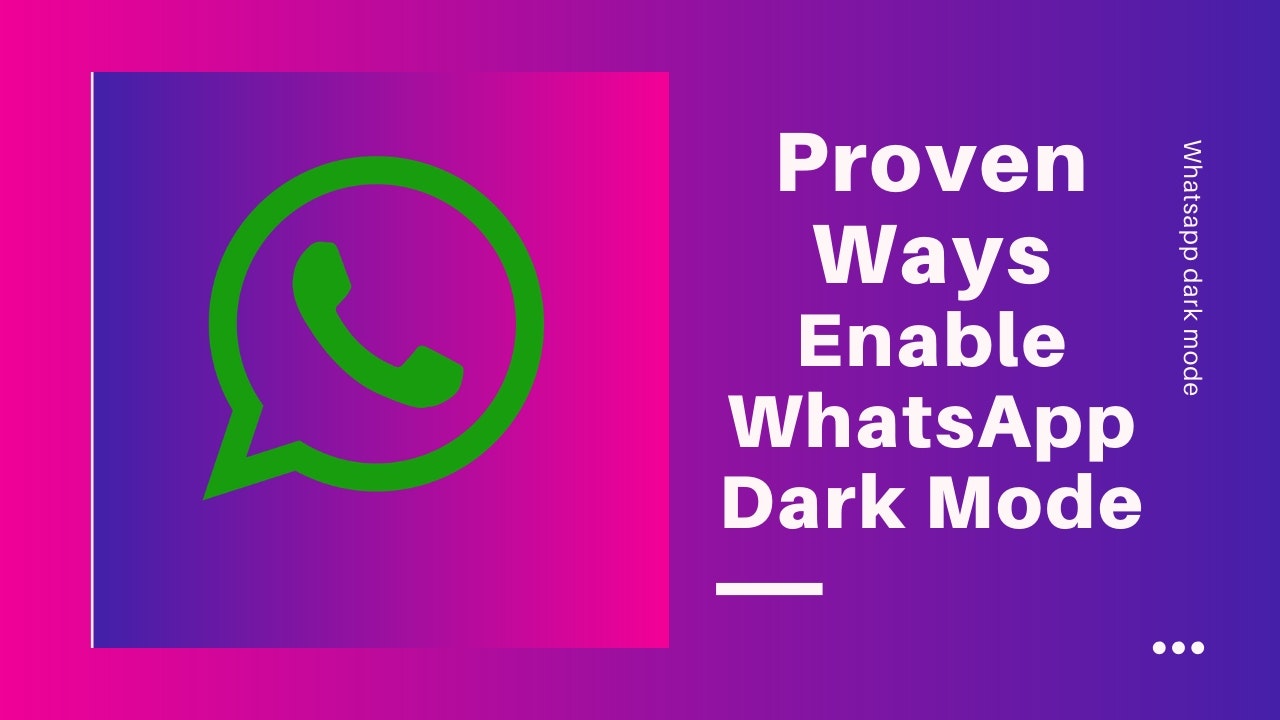 Whatsapp dark mode