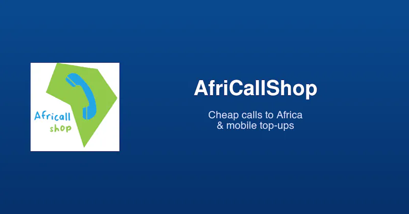 AfriCallShop screenshot 1