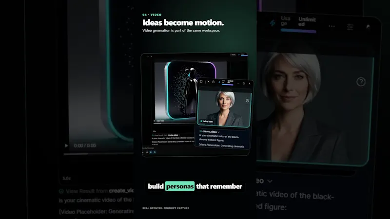 OpenVeil screenshot 1 (video preview)