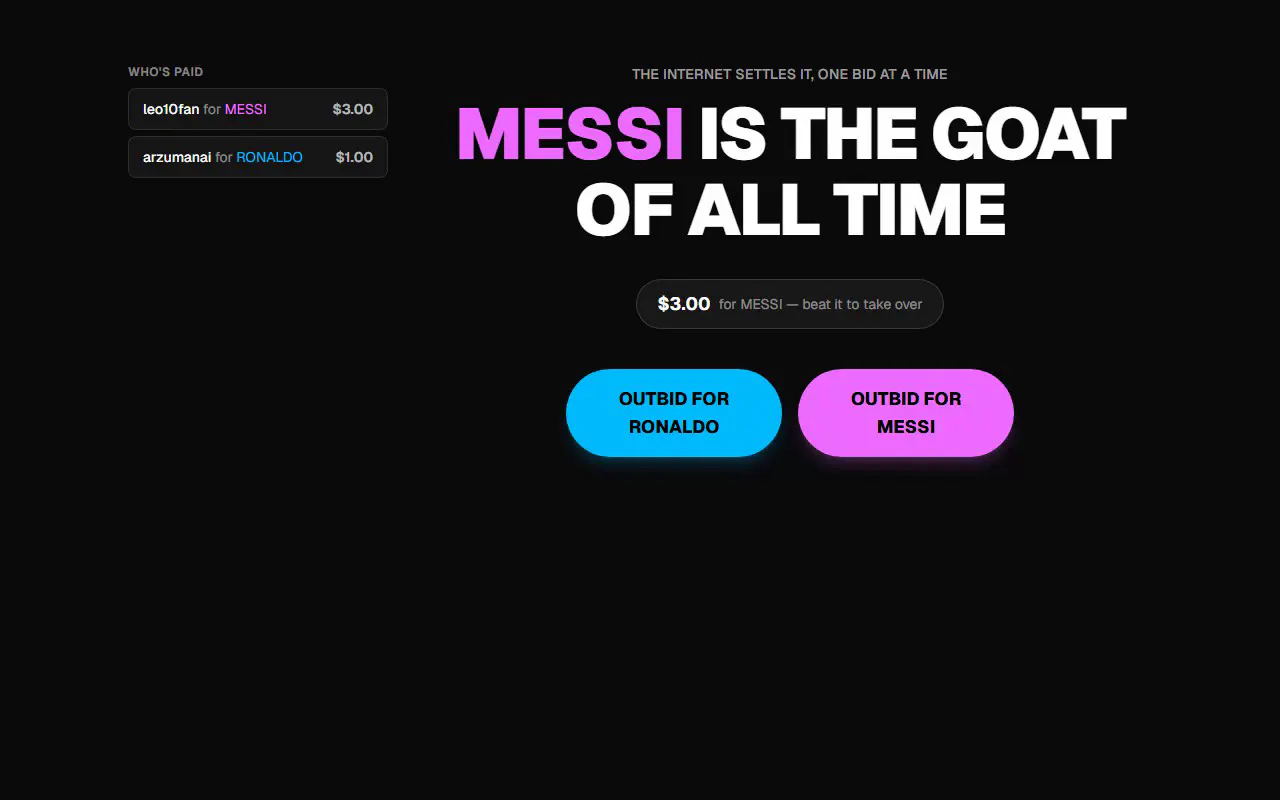 RONALDO or MESSI gallery image