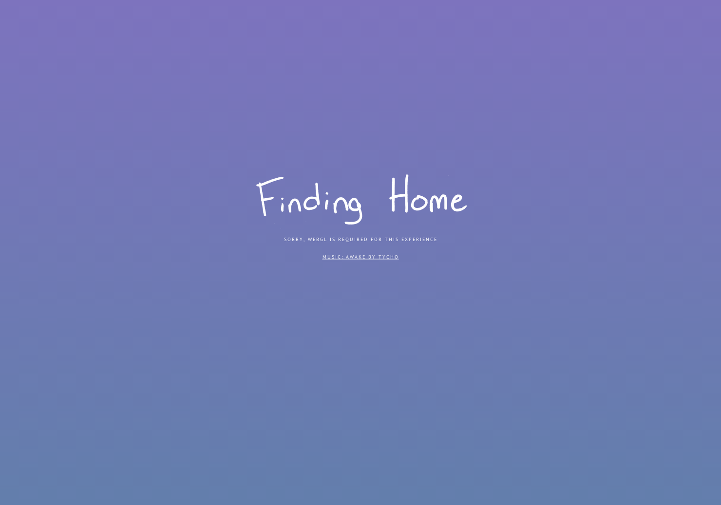 Finding Home