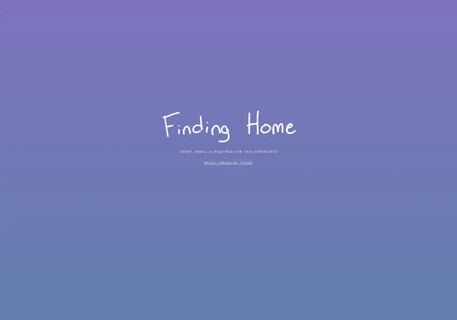 Finding Home