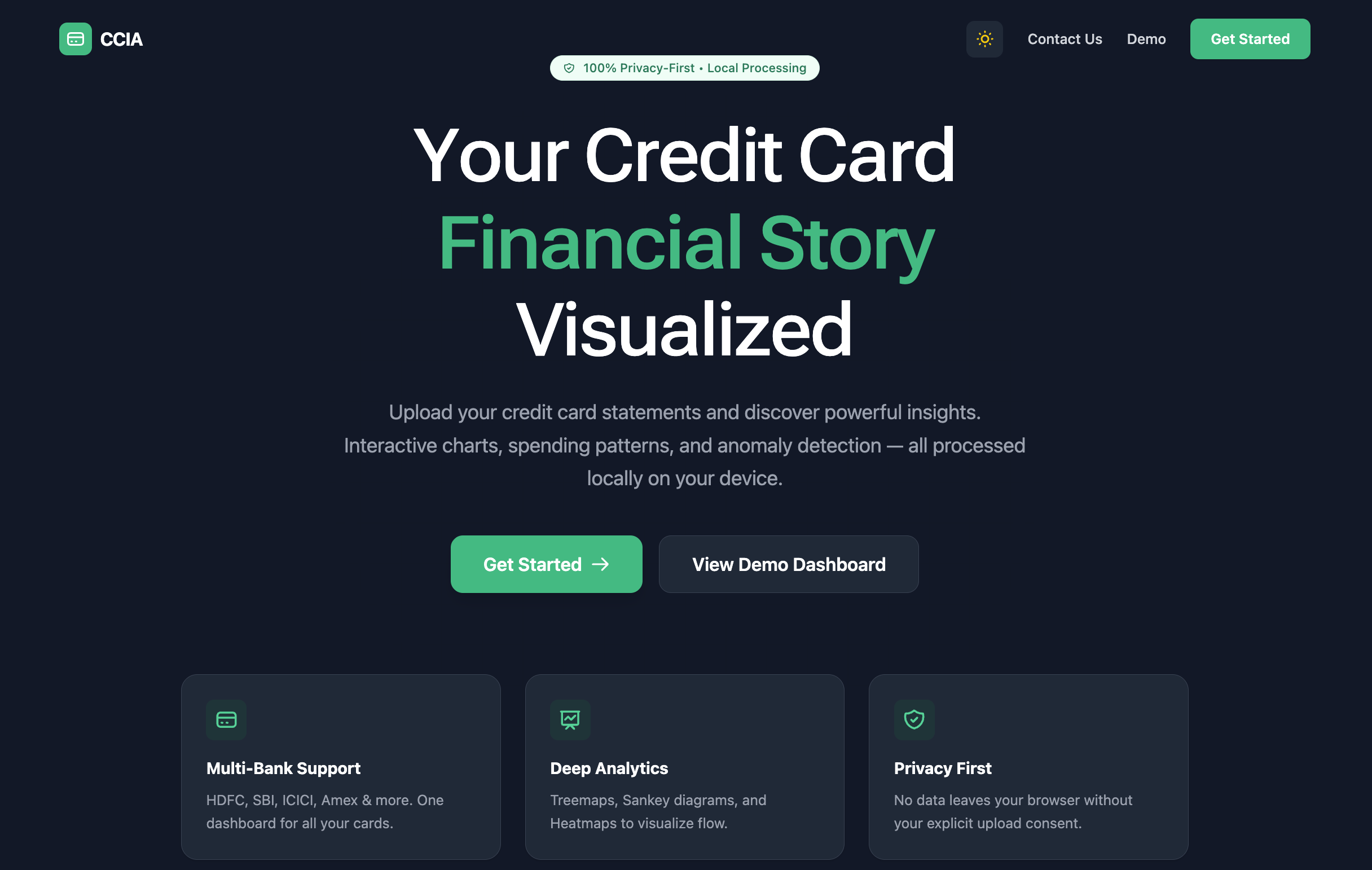 Credit Card Insight Analyzer gallery image