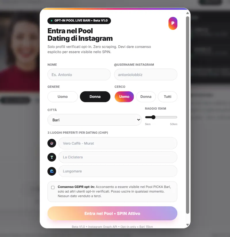 Picka - Dating spin for Instagram  gallery image
