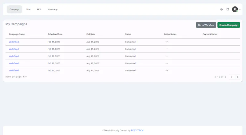Sesslink screenshot 1