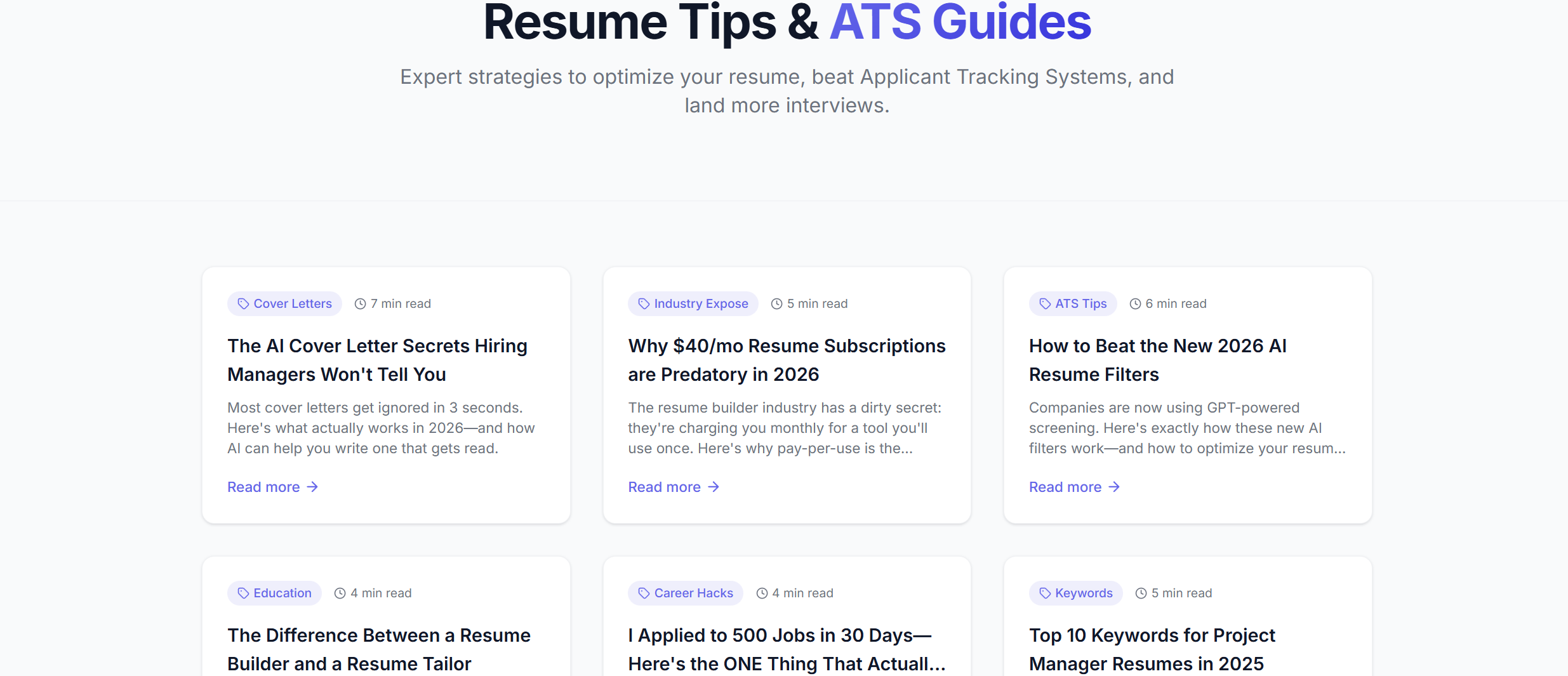 TailorResumes gallery image