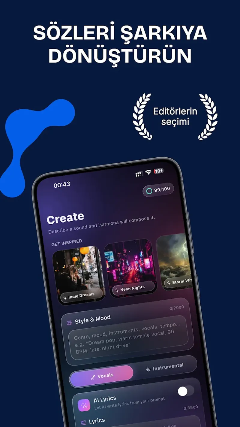 Harmona – AI Music Maker screenshot 1