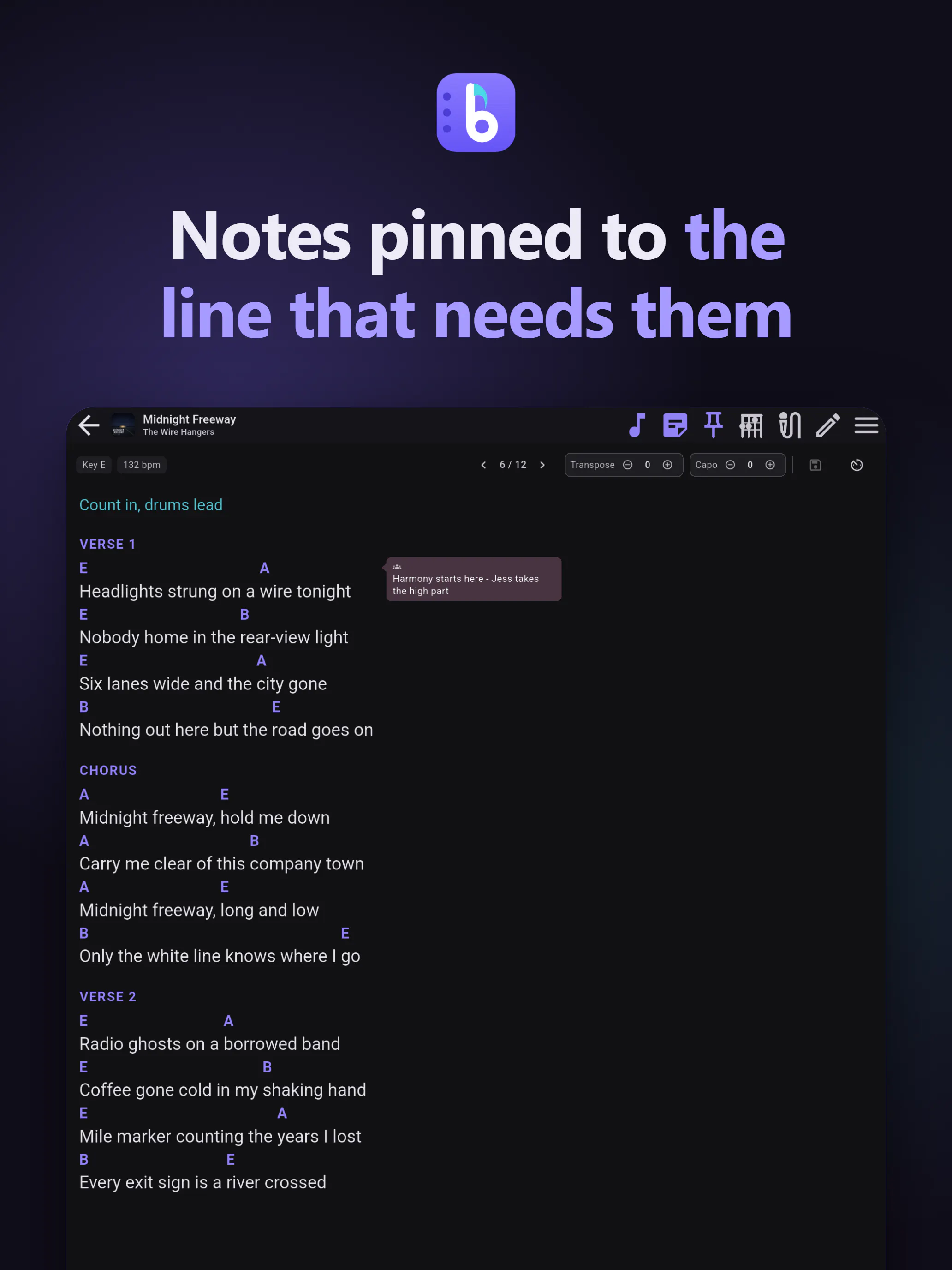 BandBinder: Charts & Setlists gallery image