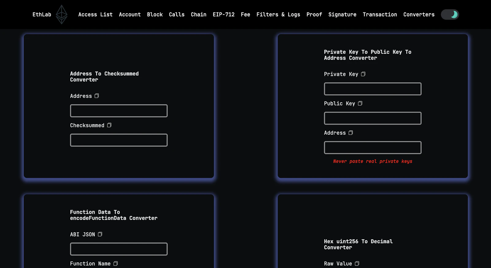 EthLab screenshot 5