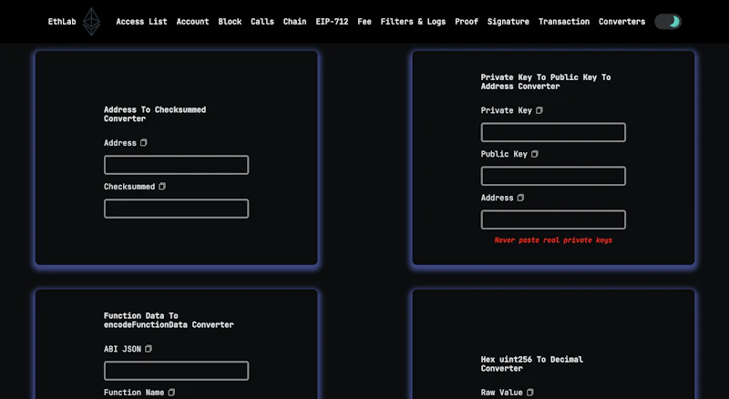 EthLab screenshot 5