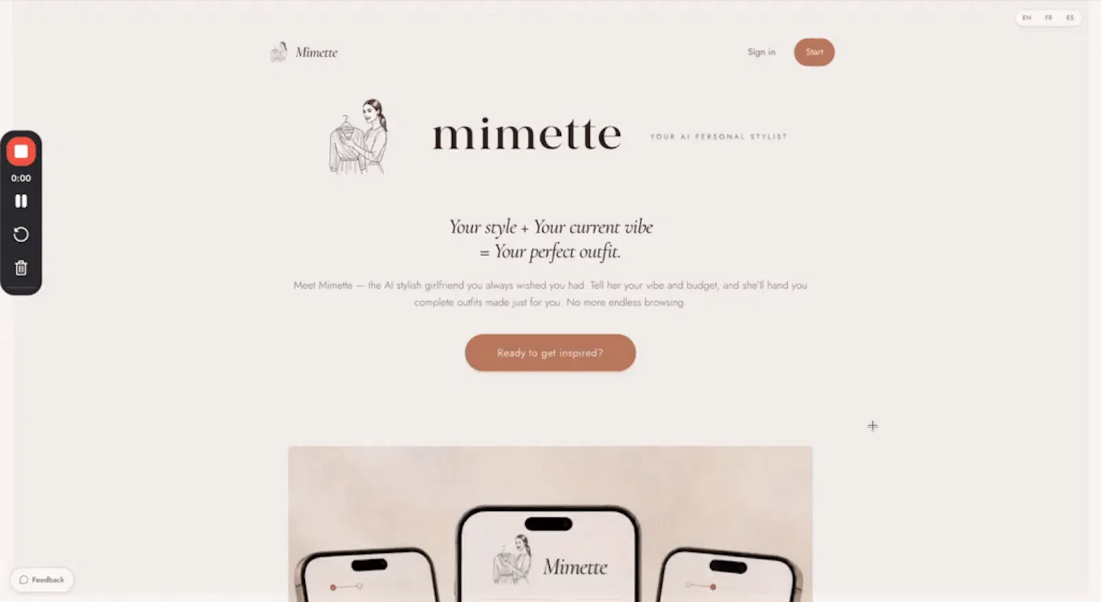 Mimette screenshot 1 (video preview)