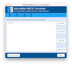 MacMister MBOX Converter for Mac gallery image