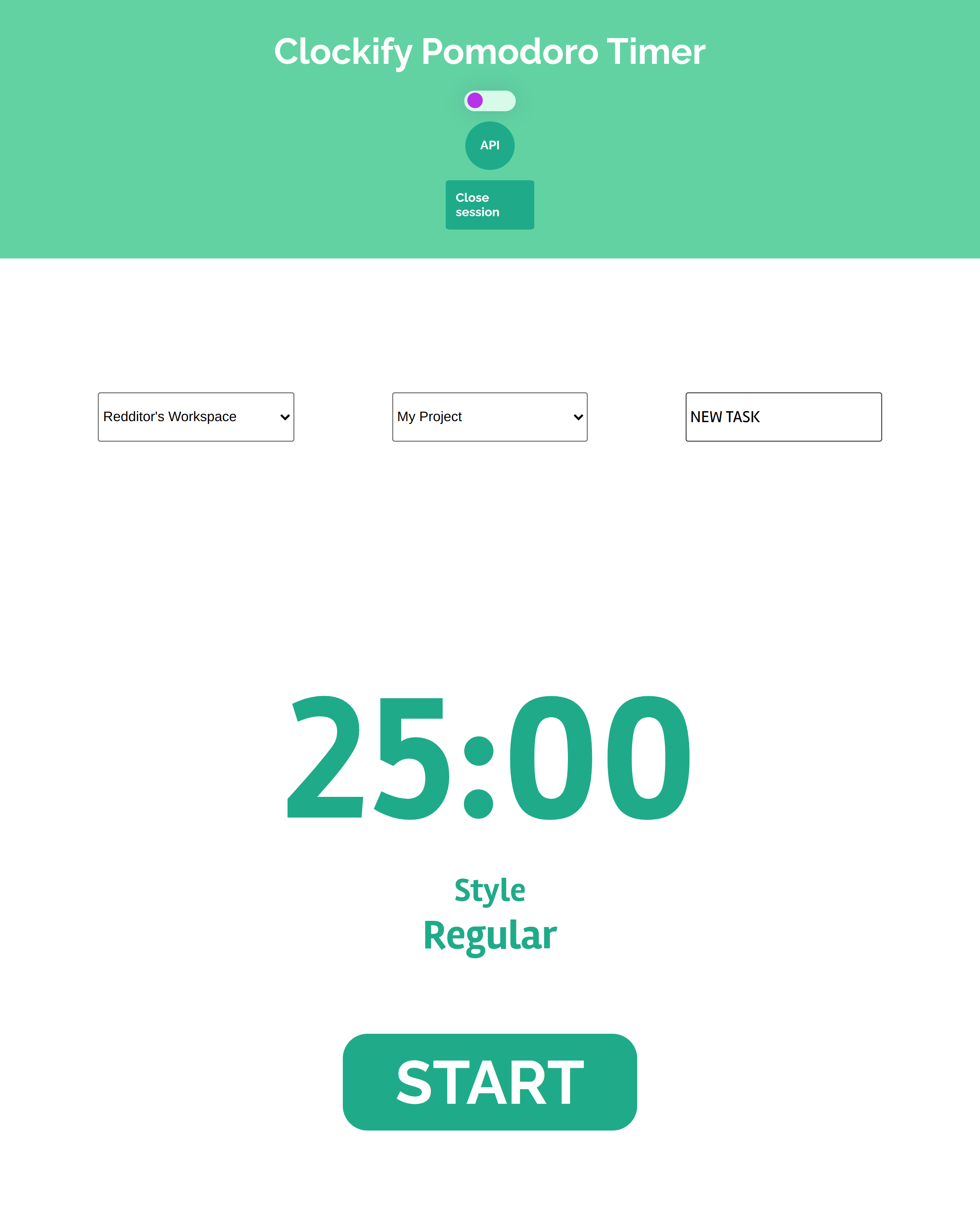 Clockify Pomodoro Timer gallery image