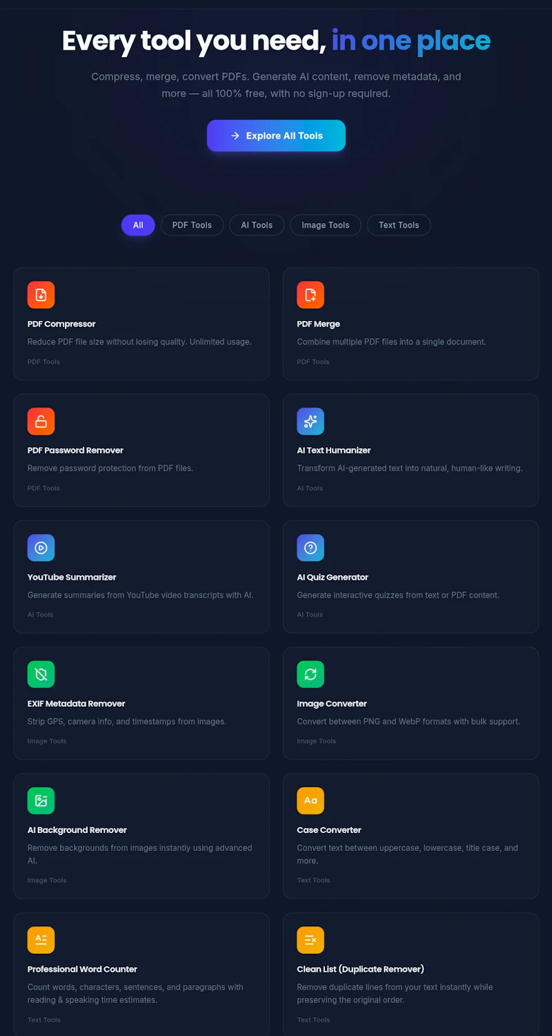 UtilifyAI screenshot 1
