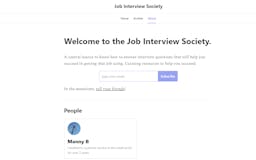 Job Interview Society media 2