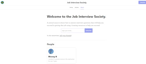 Job Interview Society gallery image