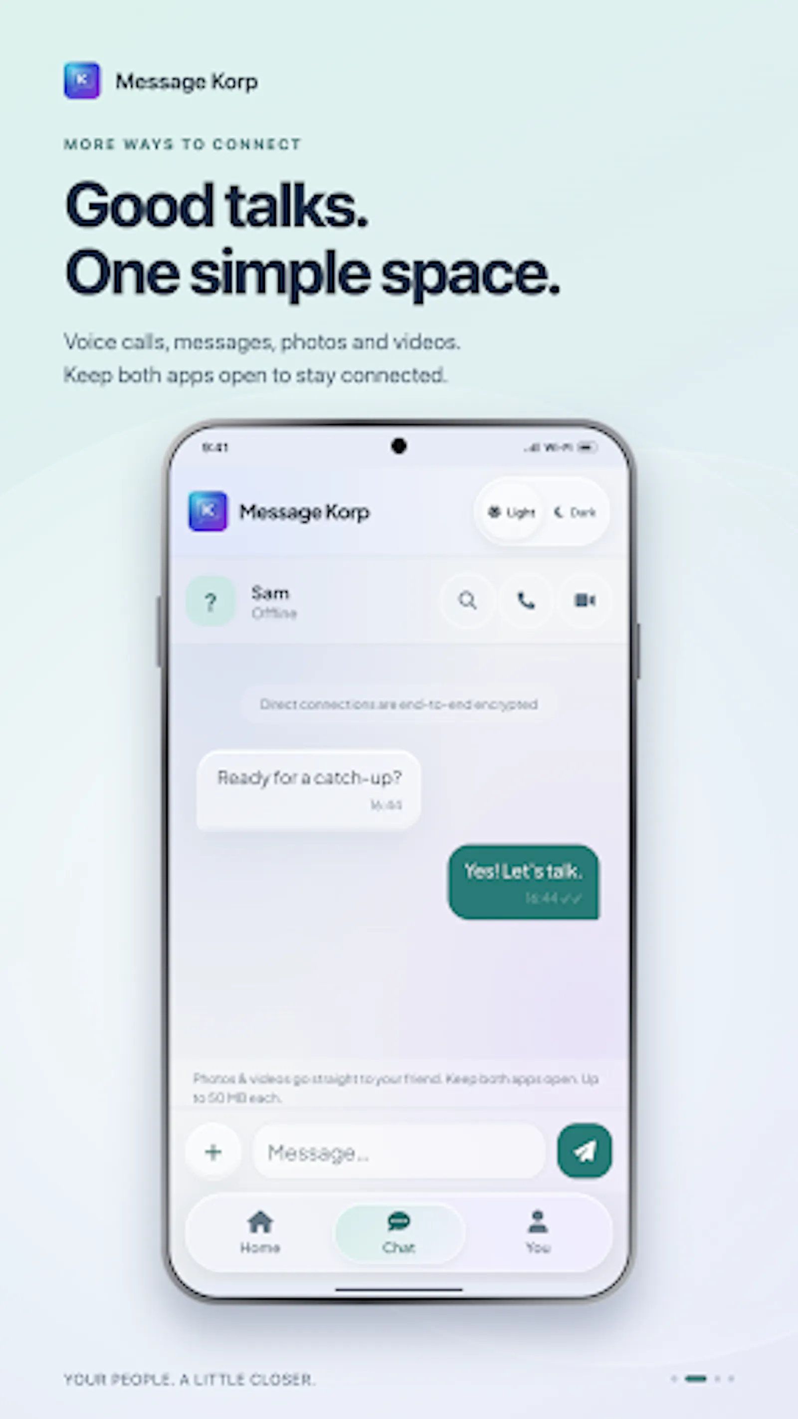 Message Korp screenshot 4