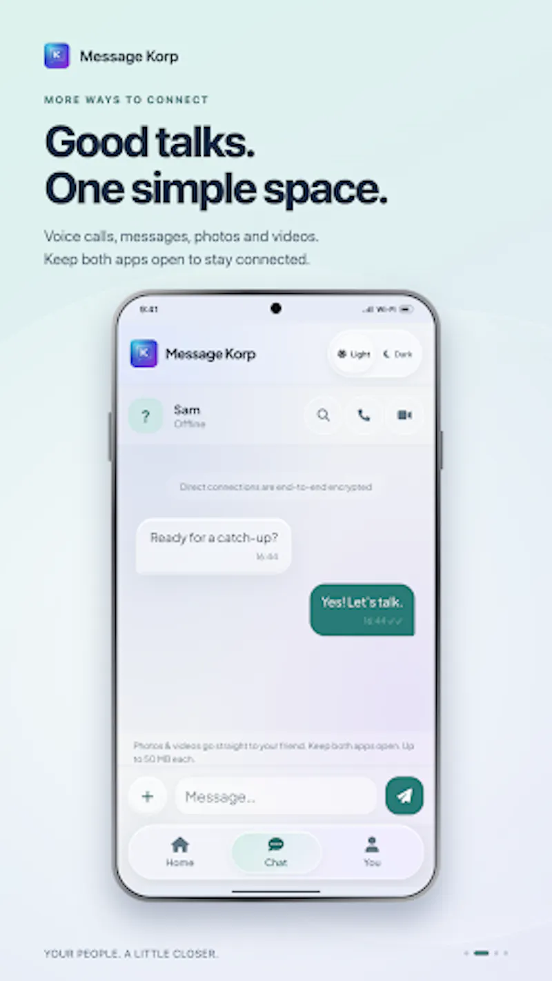 Message Korp screenshot 4