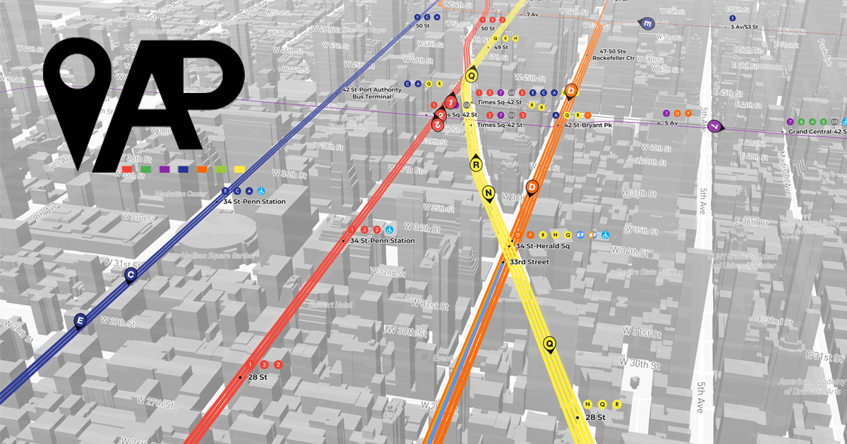 NYC Subway Live Map 3D - AP Transit gallery image