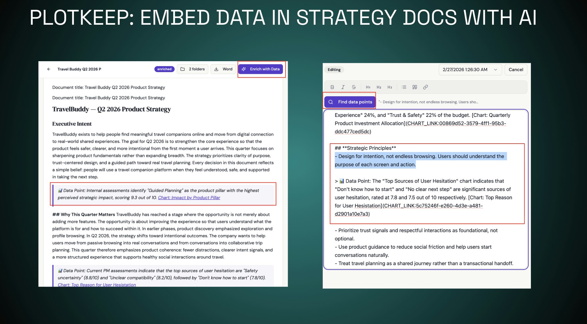 PlotKeep - Screenshot 2 showing product features and functionality