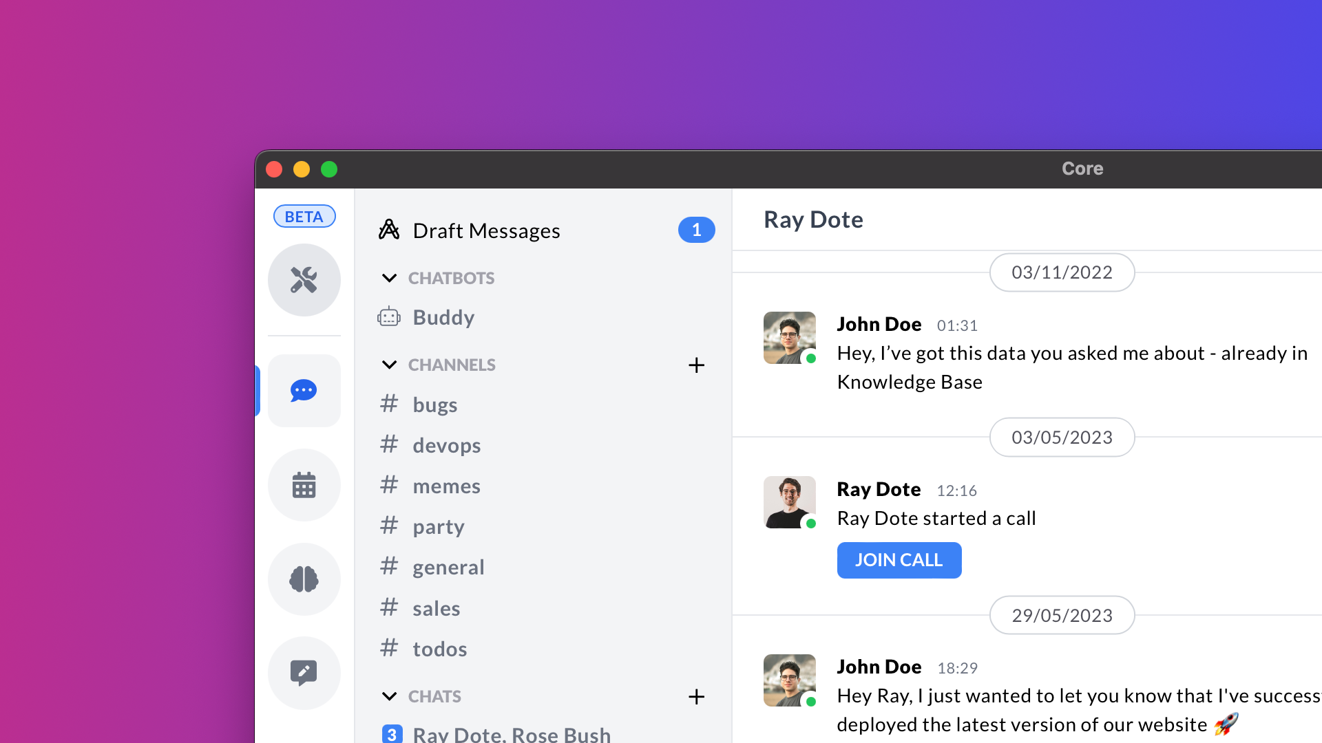 Core Beta media 1