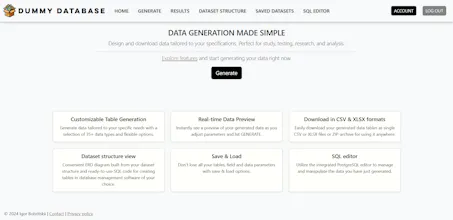 DUMMY DATABASE gallery image