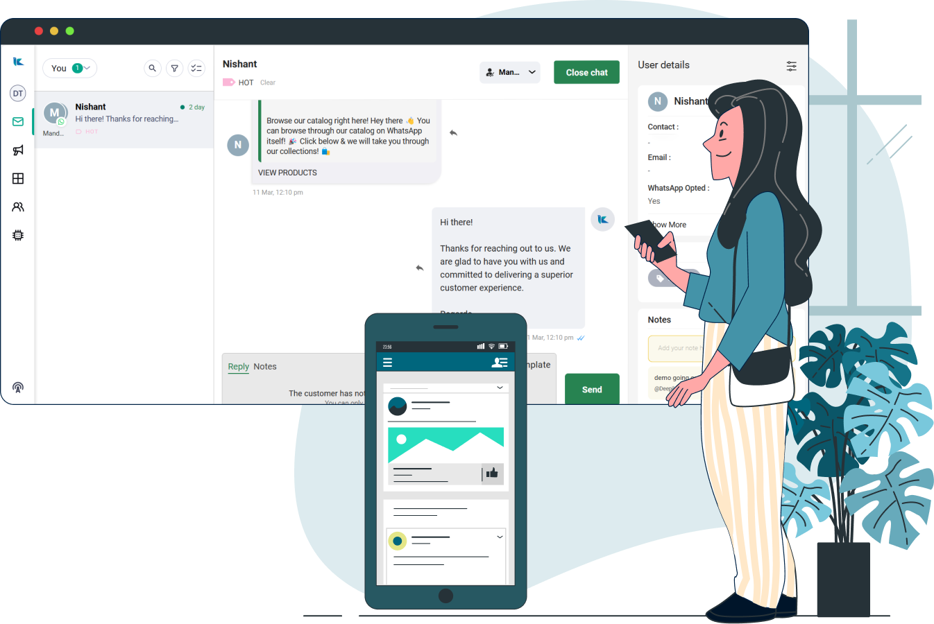 Penjana widget sembang whatsapp media 2