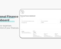 Notion Personal Finance Dashboard media 1
