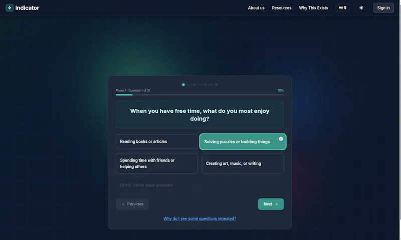 Indicator screenshot 2