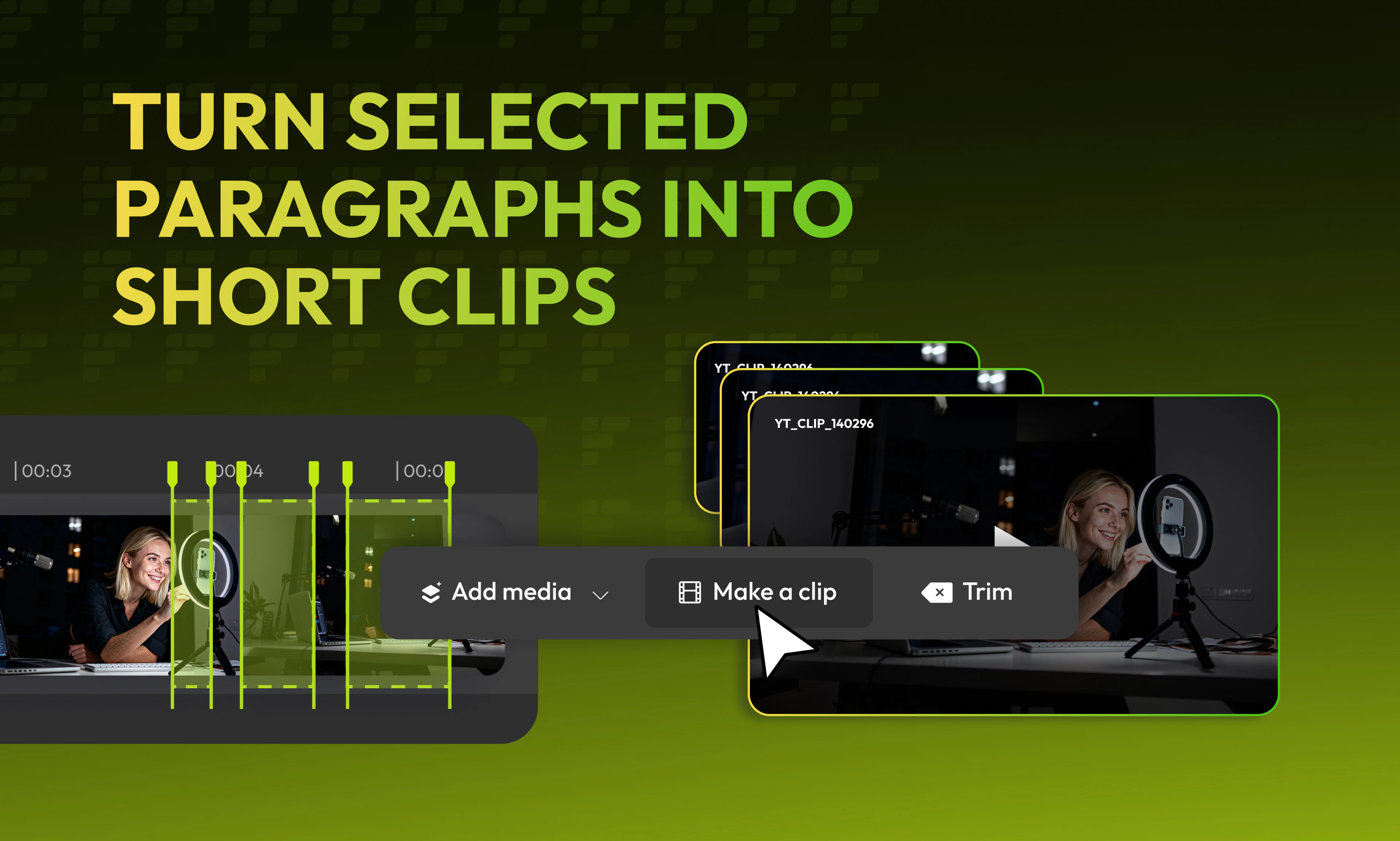 Flixier Edit by Transcript  screenshot 3