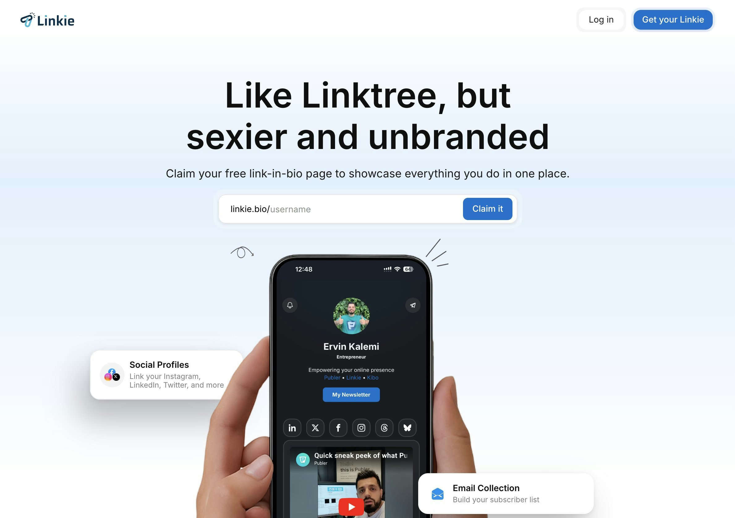 Média Lien - Comme Linktree, mais plus sexy et sans marque 2