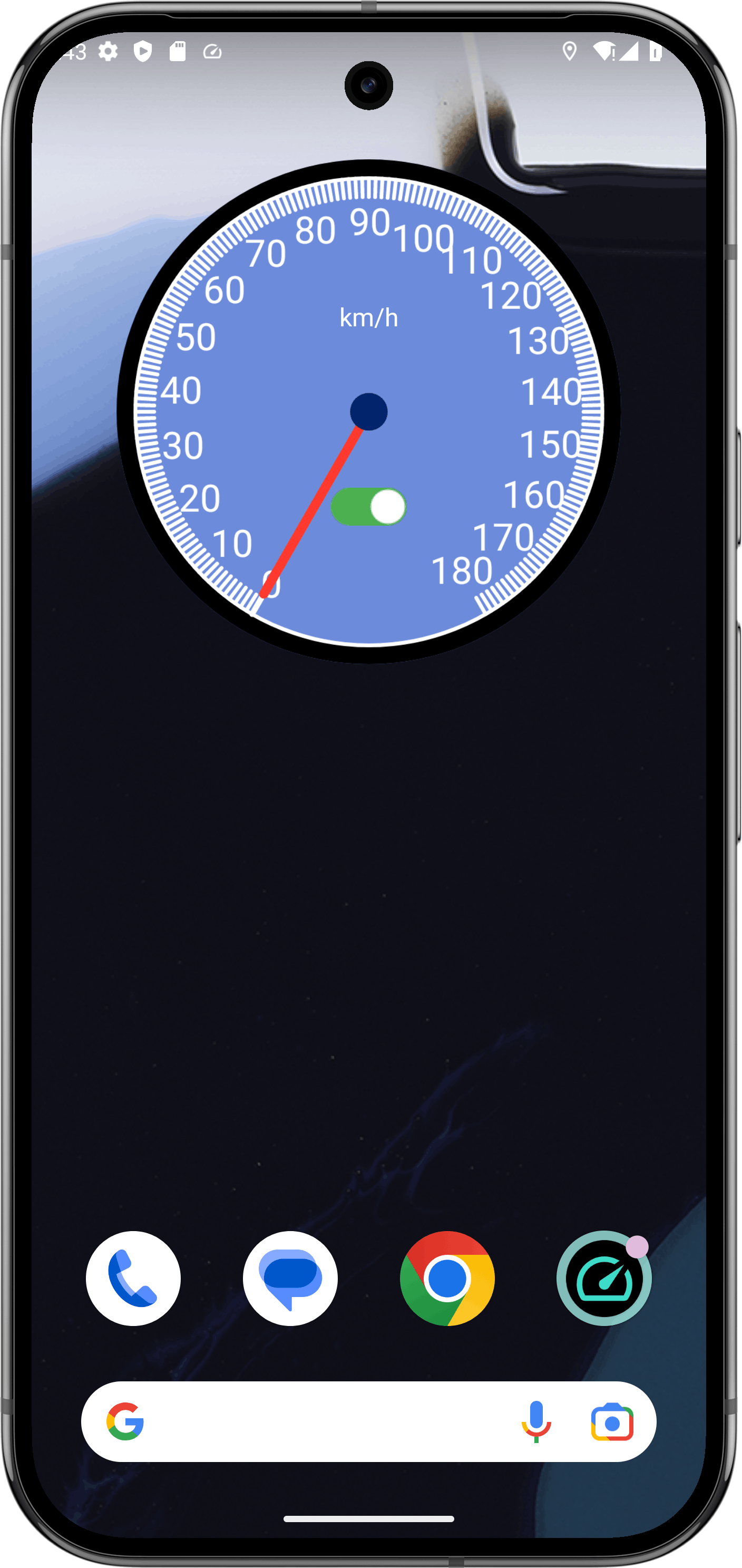 Speedometer widget for Android media 1