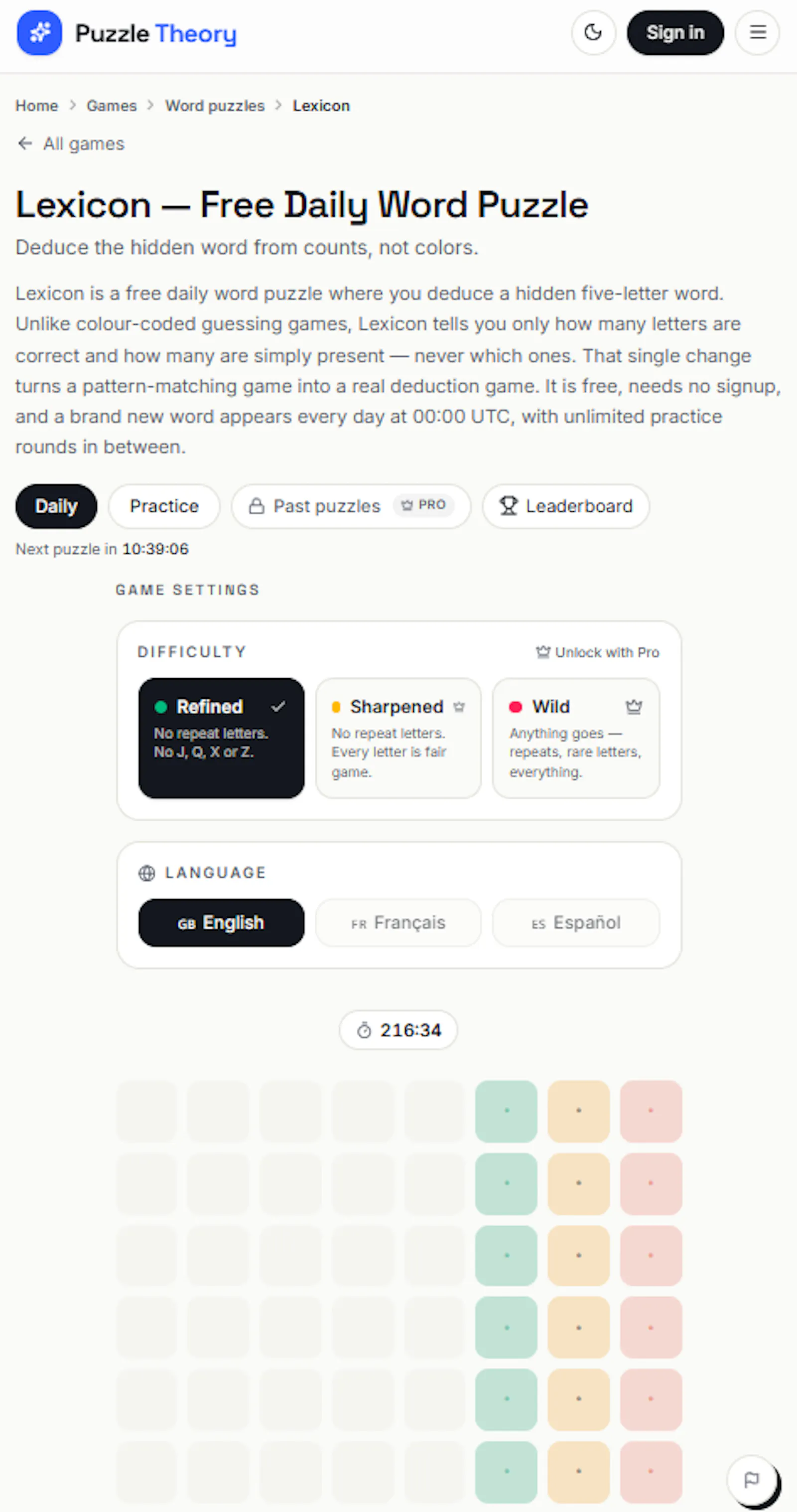 Puzzle Theory screenshot 1