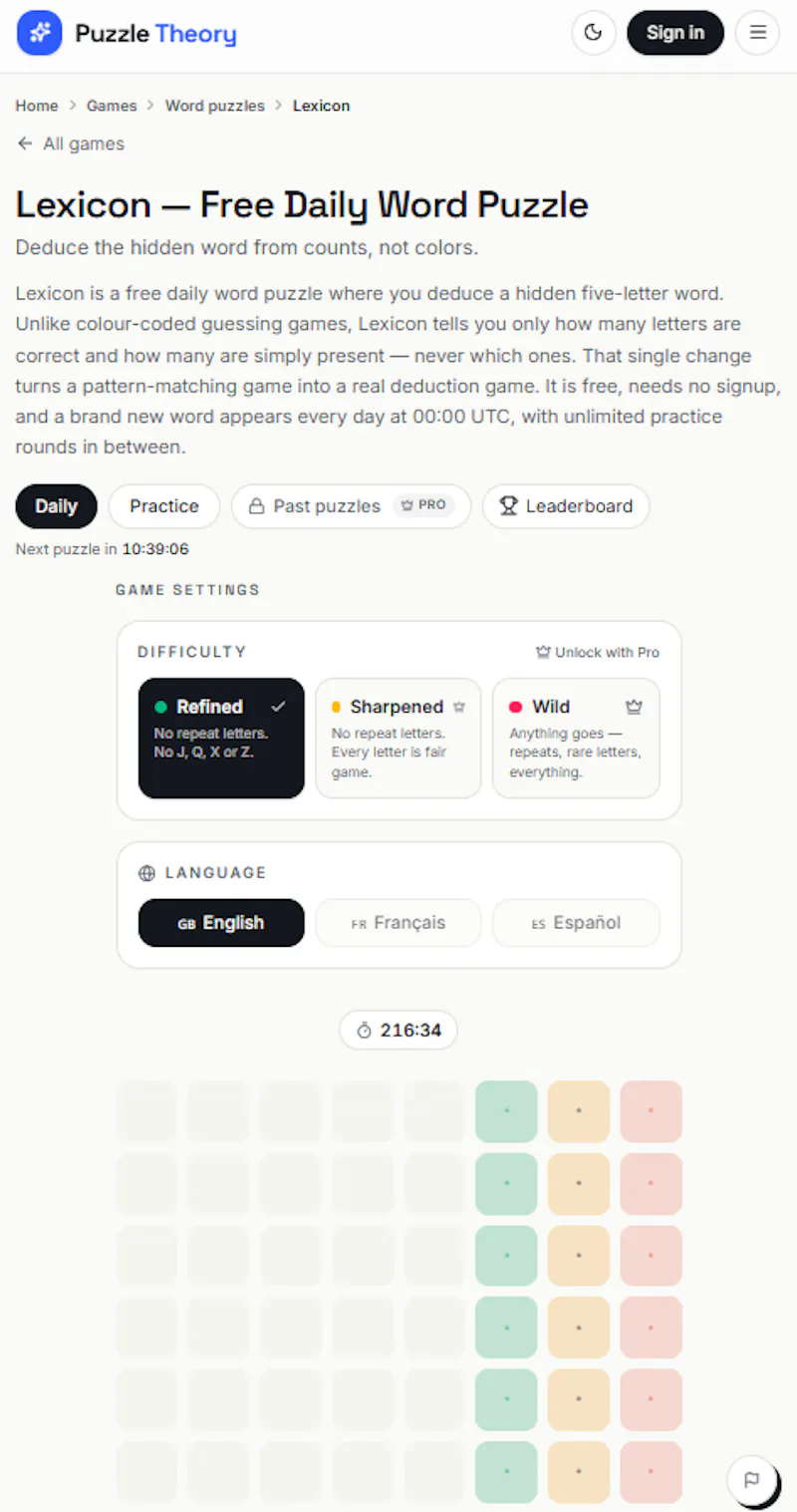 Puzzle Theory screenshot 1