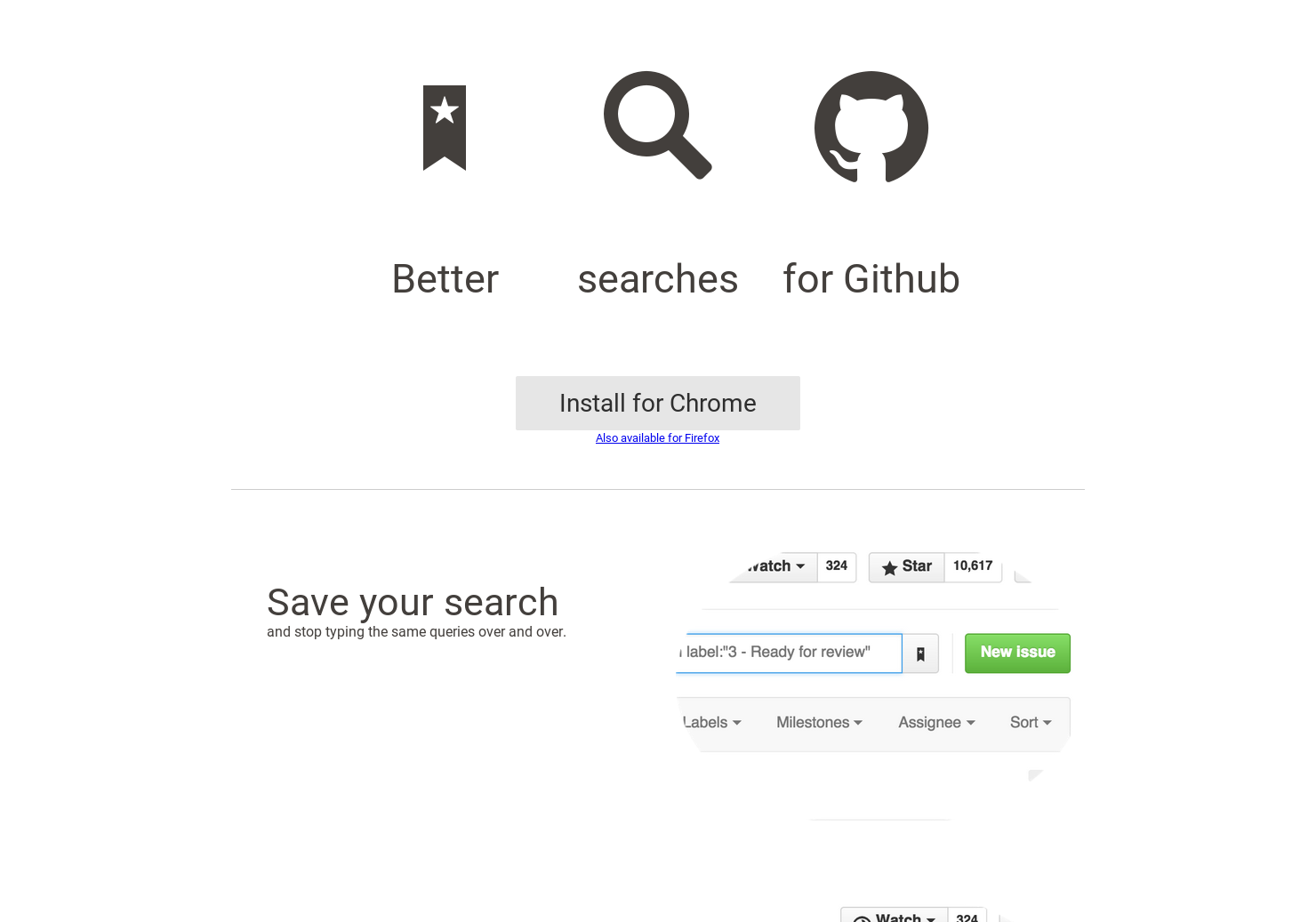 Better searches for Github