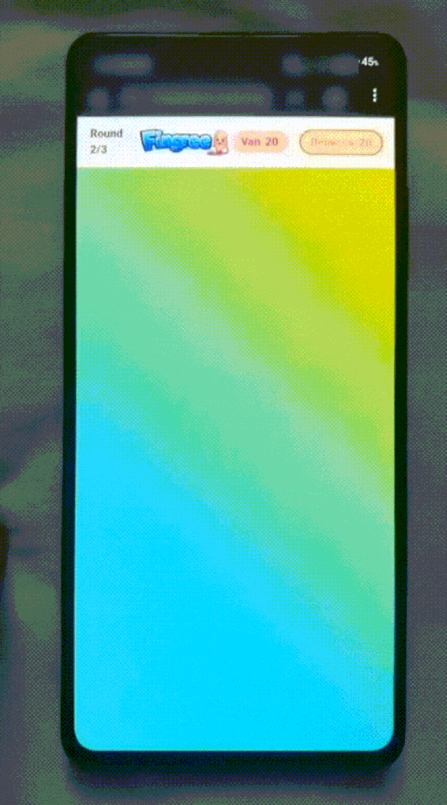 Fingree — Fun fingers 2-Players game - Main product screenshot demonstrating key features and user interface