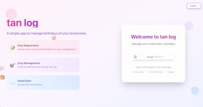 Tan log gallery image