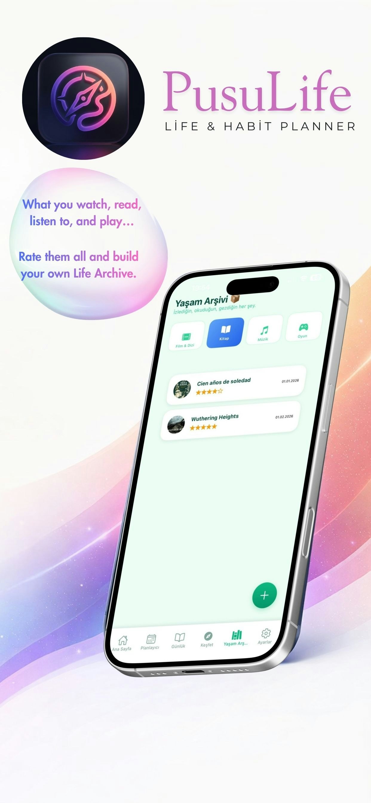 PusuLife – Smart Daily Planner - Screenshot 4 showing product features and functionality