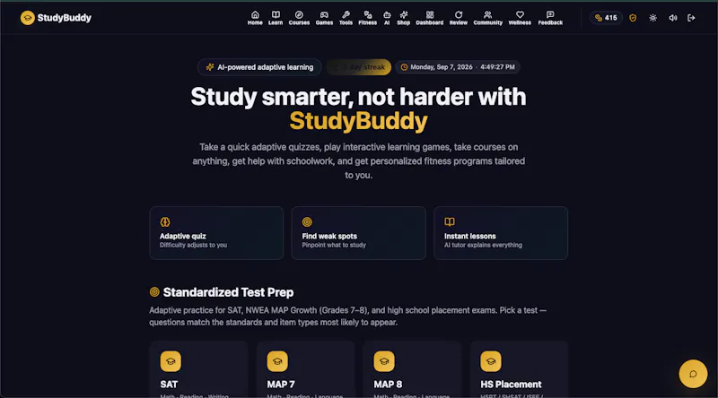 StudyBuddy screenshot 1