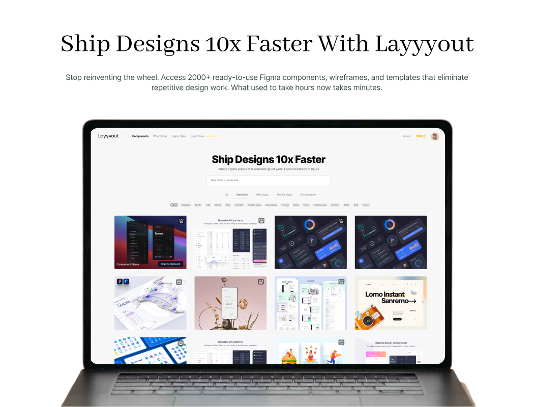 Layyyout - Main product screenshot demonstrating key features and user interface
