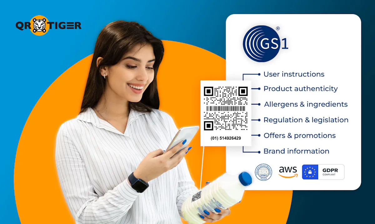 GS1 QR Code generator by QR TIGER