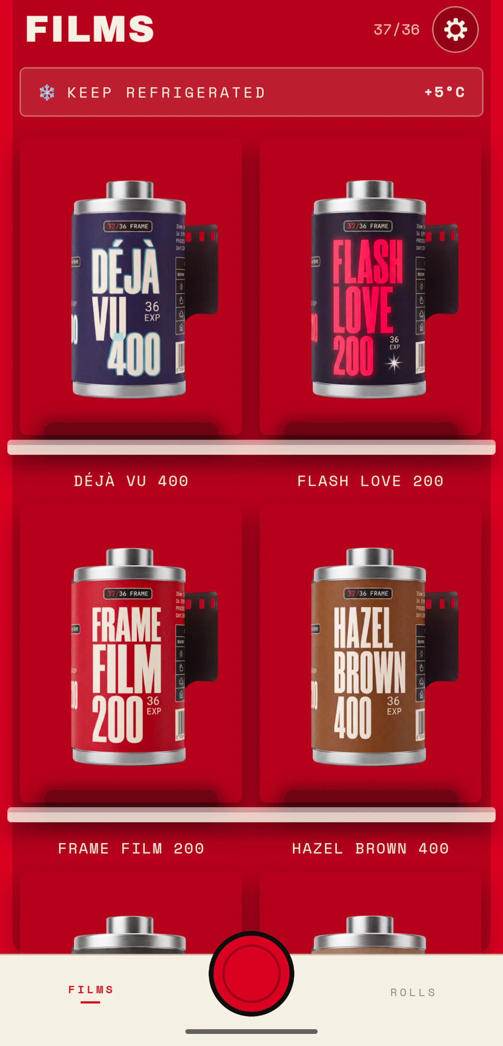 FRAME 37 — film camera for your phone. screenshot 1