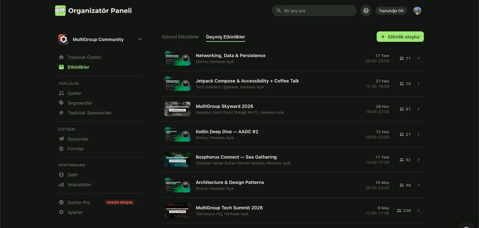 Gathin screenshot 4