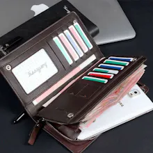 Mens Long Wallet With Zipper gallery image