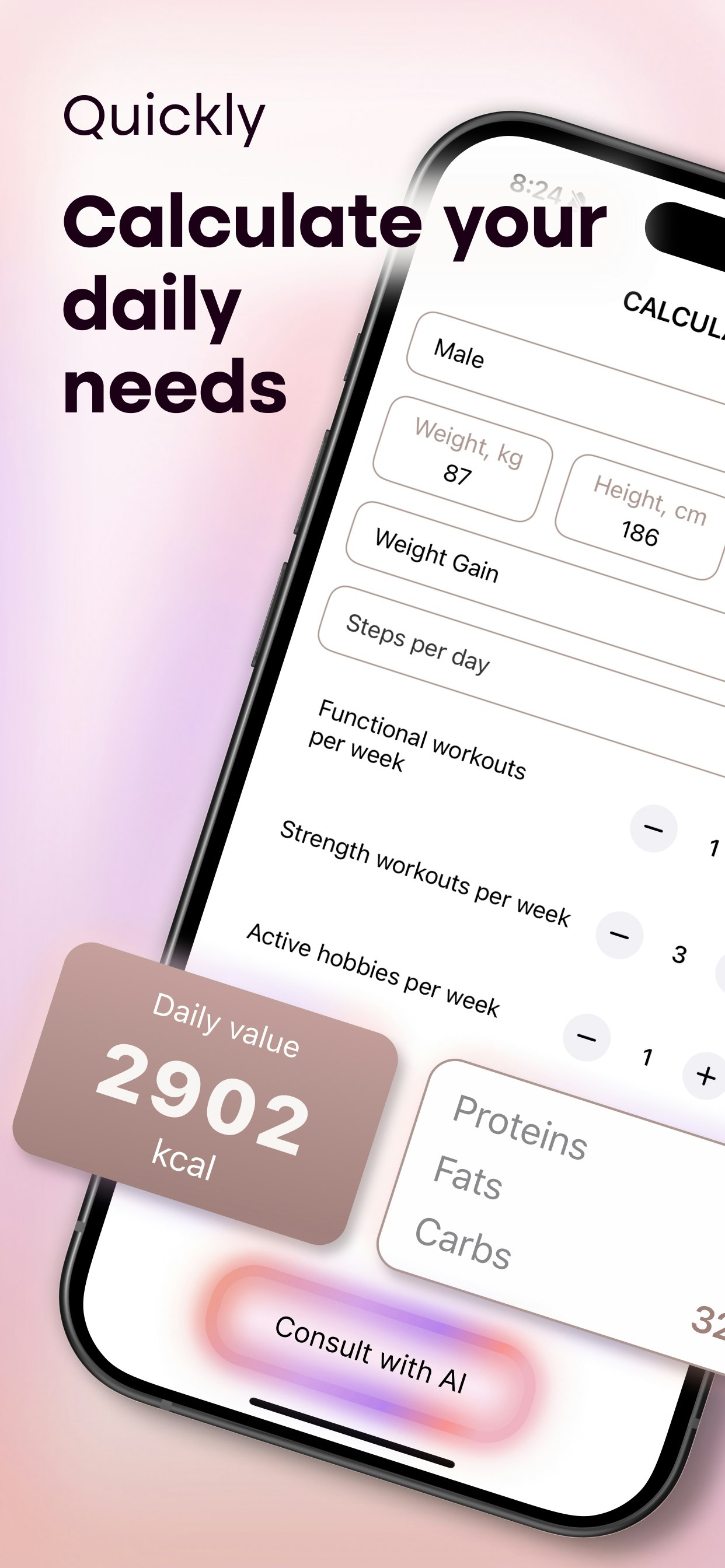 AI Macros & Calorie Counter gallery image