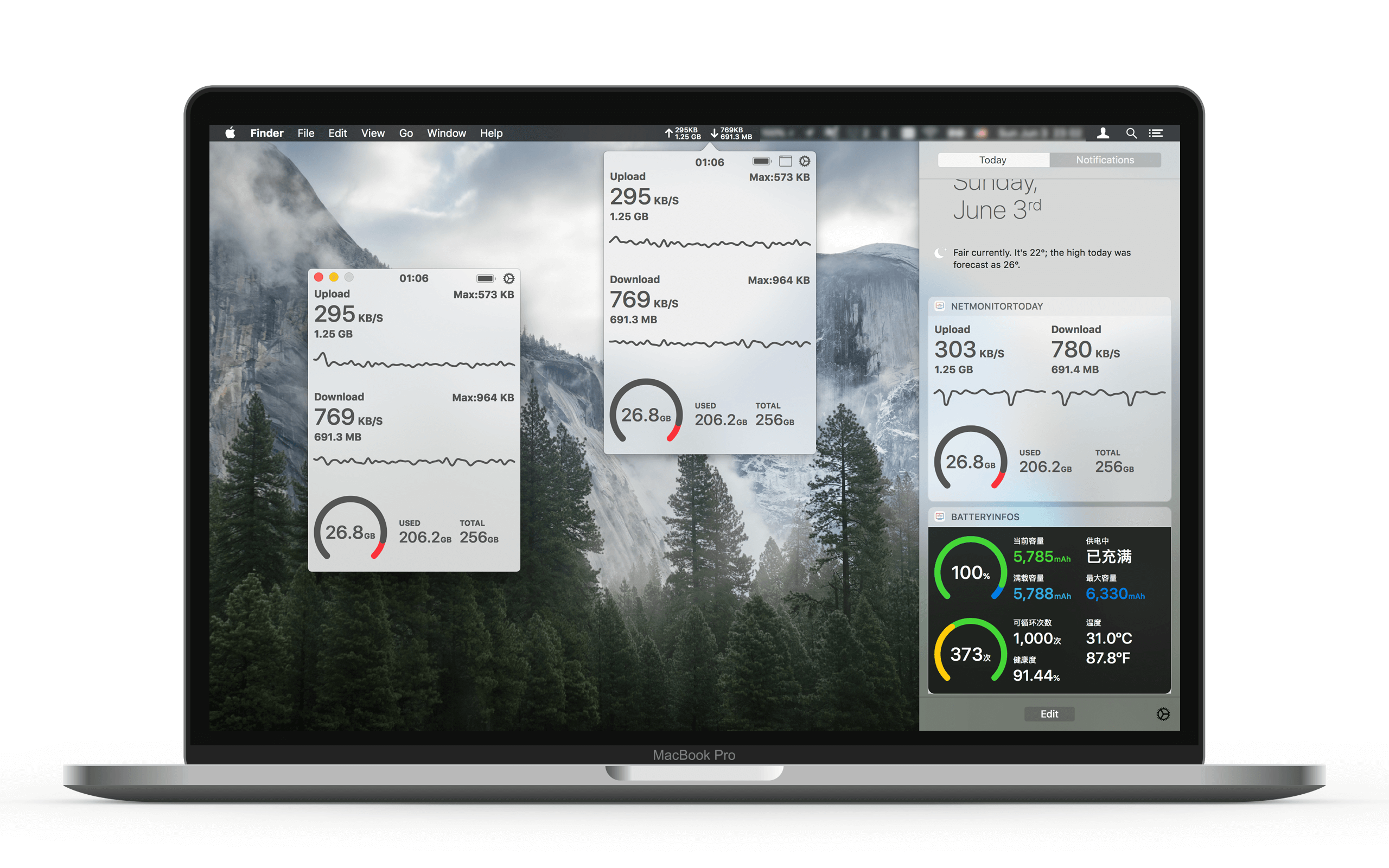 Network & Battery gallery image